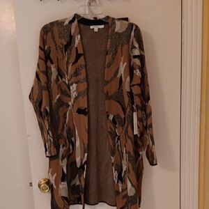 Women's Brown Patterned Sweater